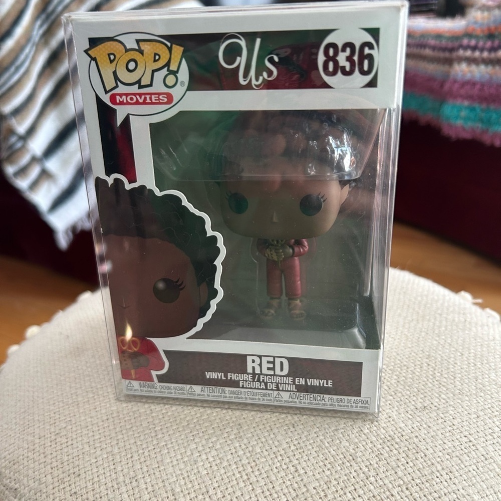 Funko Pop Us Red #836 Jordan Peele Horror Movie Vinyl Figure